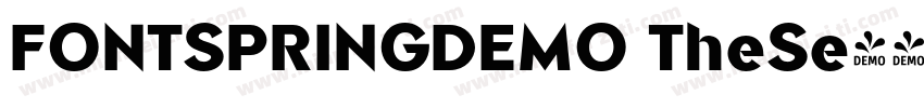 FONTSPRINGDEMO TheSe字体转换